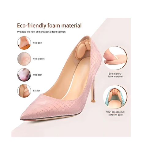 Anti-Slip Heel Cushion Pads for Shoes | 4 Pairs